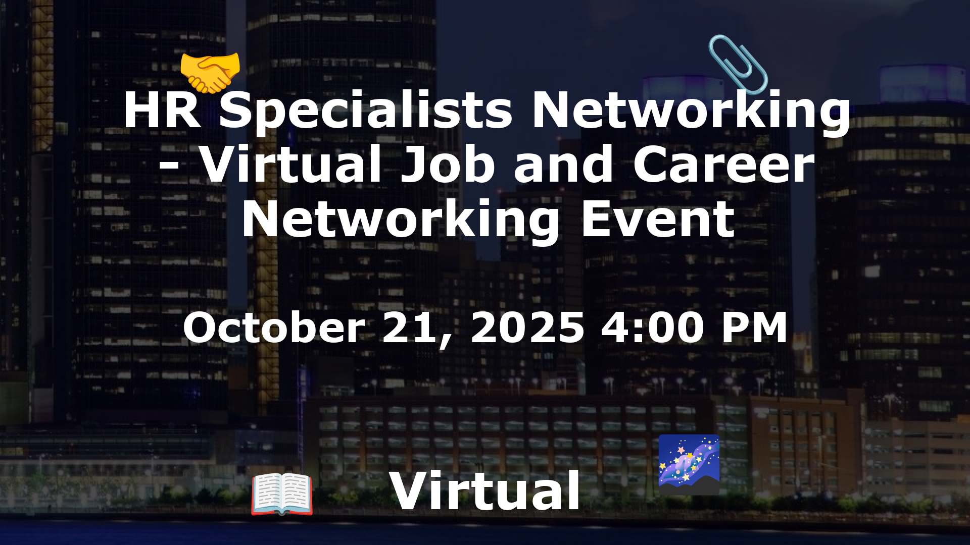 HR Specialists Networking - Virtual Job and Career Networking Event event image
